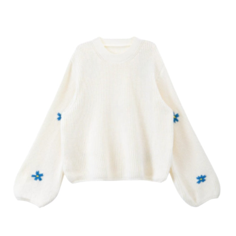 Soft & Cozy Minimalist White Sweater